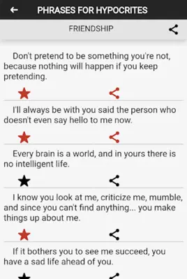 Phrases for Hypocrites android App screenshot 2