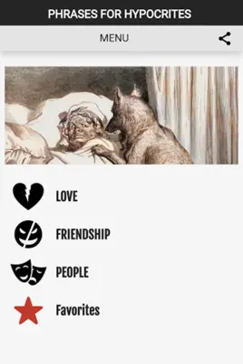 Phrases for Hypocrites android App screenshot 4